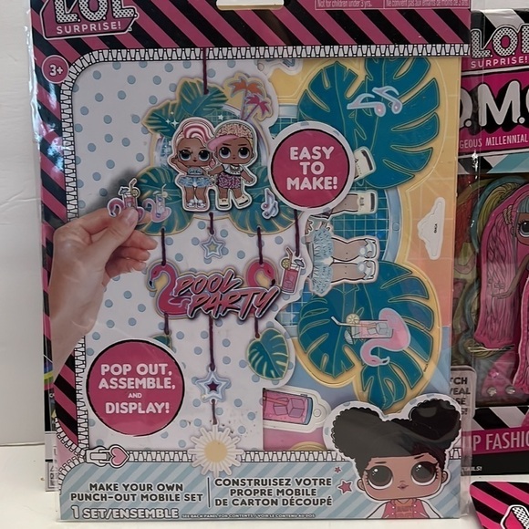 LOL SURPRISE OMG Paper Dolls Colorforms  Mobile Fun Bag - Picture 4 of 6